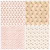 Paquete de 12 hojas para álbum de fotos DIY, papel recortado, papel para manualidades, papel con estampado floral rosa para el día de San Valentín