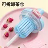 Taza Térmica con Popote para Niñas Alta Apariencia Taza de Agua Almacenamiento en Frío Taza Rompehielos de Escritorio Café Nuevo Estilo con Taza Separadora de Té