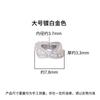 Prata Esterlina S925 Diamante Cruz Dupla Espaçadores Contas Soltas Pérola Cristal Pulseira Colar Contas DIY Acessórios