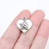 19x 17mm 2G Pingente de Joia Prata Antiga Pingente de Anjo Cupido Amor DIY Feito à Mão
