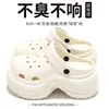 Zuecos para Mujer 2026 Nueva Moda de Verano para Exteriores Antideslizantes que Aumentan la Altura Casual Sandalias Cerradas de Suela Gruesa