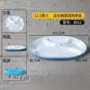 Prato Dividido Duas Cores em Melamina Tableware Comercial Imitação de Porcelana Cantina Escolar Restaurante Retangular de Quatro Compartimentos Seis Compartimentos Prato para Fast Food