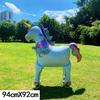 Celebridade da Internet Andando com Rodas Animal em Pé Balão de Filme de Alumínio Desenho Animado Festa de Aniversário Infantil Adereços para Fotos de Animais Balão
