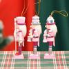 24 Nuevos 13cm Pastel Dulce Cascanueces Colgante Pequeño Muñeco de Dibujos Animados Manualidades para Árbol de Navidad Navidad