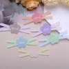 Grampo de Cabelo Doce X Flor para Crianças Scrunchie Elástico de Cabelo Faixa de Cabelo Design Acrílico Impresso Presilha de Cabelo Acessórios DIY