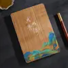 Cuaderno Tejido de Bambú Estilo Chino A5 Grueso Bloc de Notas de Negocios Creativo Tendencia Nacional Retro Corporativo Logo Personalizado