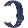 Adequado para Pulseira de Silicone Perfurada Oficial Huawei Band 8/9/10 Pulseira Respirável Huawei Band 8/9