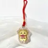 Colgante Oveja Dorada Año de la Oveja 2027 Oro Puro 999 Llavero Atractor de Riqueza Adorno para Bolso Teléfono Artículo Decorativo