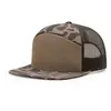 Gorra de camionero Richardson 168 Venta caliente transfronteriza Bordado 3D Estampado de camuflaje Malla 7 paneles Logo personalizable