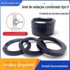 Anel de vedação de combinação de borracha tipo V diâmetro interno 10-200 vedação de óleo resistente ao desgaste pode ser qualquer combinação