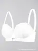 Tallas Grandes Hermoso Espalda Encaje Botón Frontal Sujetador Ropa Interior para Mujer Push-Up Exportación Europea y Americana Amazon Tallas Grandes Hermoso Espalda Cruzada Sujetador