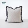 Almofada Retrô Sofá Sala de Estar Almofada de Encosto Almofada para Janela Saliente Atmosfera Decorativa Capa de Almofada de Fio de Algodão Sem Enchimento