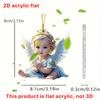 Llavero de Ángel Bebé Lindo Transfronterizo Colgante para Mochila Regalo para Niños Decoración para Colgar en Árbol Colgante para Coche