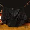 [160 Jin vestível] Renda Lingerie Feminina Tentação Tamanho Grande Respirável Cintura Alta Sem Costura Calcinhas Femininas