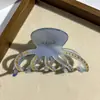 Pinza de Garra para Pelo de Animal Marino Vinagre Pulpo Estrella de Mar Forma de Pez Pinza para el Pelo de Mujer Pinza para Moño en la Parte Posterior de la Cabeza Tiburón Clip Hecho a Mano