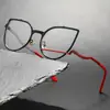 Espelho Óptico Exquisito e Personalizado com Armação Gatinho de Cor Contrastante, Estilo de Moda de Alto Padrão, Espelho Plano Distinto e Versátil Bl66109