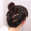 Nova moda japonesa cor acrílico grampo de cabelo feminino clipe decorativo BB clipe fabricantes de atacado