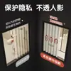Cortina Divisoria para Baño Resistente al Moho, Cortina de Puerta Divisoria para Ducha, Kit sin Taladro, Cortina de Ducha para Baño, Cortina de Ducha de Tela Impermeable