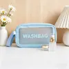 Bolsa de cosméticos de venta directa, neceser de PVC, bolsa de almacenamiento para viajes de negocios, bolsa de cosméticos portátil impermeable de gran capacidad, bolsa de almacenamiento
