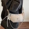 Bolso de Cuerno de Diseño Nicho Francés para Mujer 2025 Verano Nuevo Bolso Simple para Mujer Moda Cadena Hombro Bandolera