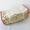 Guantes cortos de tela amarilla con armadura de 24 líneas, 24 cm de grosor, lona resistente al desgaste, forro completo, guantes de lona protectores para soldador de soldadura