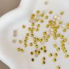 Taladro para joyería de uñas de 4/6 mm estrella de mar estrella plana de cinco puntas color súper flash decoración de uñas japonesa