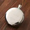 Frasco portátil de aço inoxidável 304, frasco redondo mini espesso 0,15 kg é um utensílio de bebida de metal portátil para uso doméstico