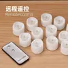 Velas de Té Pequeñas Simuladas de Plástico Transfronterizas, Velas Simuladas Electrónicas para Decoración de Bares, Decoraciones de Ambiente, Lámparas Electrónicas de Velas de Té LED