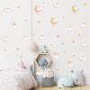 FX7105 Nubes Acuarela Amor Luna Habitación Infantil Guardería Dormitorio Entrada Hogar Decoración de Pared Pegatinas de Pared