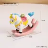 Adorno de Caballo Mecedor de Cerámica del Año del Caballo para Escritorio, Juguete para Aliviar el Estrés, Decoración Atrae-Dinero
