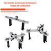 Chave de tampa de tanque de combustível de automóvel multifuncional chave de tampa de bomba de gasolina ajustável chave de desmontagem de bomba de gasolina ângulo reto canto