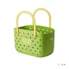 Cesta de Baño, Cesta Portátil para Almacenamiento de Artículos de Tocador de Baño, Cesta de Baño para Dormitorio de Estudiantes, Recorte de Drenaje Escolar