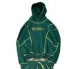 Sudadera con capucha de punto unisex bordada con letras, estilo europeo y americano, para otoño e invierno, callejera, hip-hop, marca de moda, para hombre y mujer