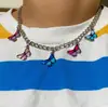 AliExpress Joyería de Moda Nueva Europea y Americana ins Colgante de Mariposa Collar para Clavícula Joyería