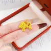 Pingente de Liga de Cobre Estilo Luxo Leve Dourado Imitação Gelo Quebrado para Mulheres, Corrente Delicada para Clavícula de Menina Doce, Presente para Melhor Amiga