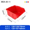 Caja de Almacenamiento Combinada de Plástico para Piezas, Caja Inclinada para Piezas de Ferretería, Caja de Materiales para Almacén, Caja de Almacenamiento para Clasificación de Tornillos, Estante