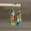 Pendientes de Colgante Artísticos Vintage Forma de Gota Emperador Natural Elegantes Elegantes Elegantes Elegantes Pendientes para Mujer