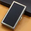 Estuche para Cigarrillos de Acero Inoxidable, Estuche Extendido Grueso para Cigarrillos, Estuche Portátil para Cigarrillos, Caja de Regalo Resistente a la Presión y a la Humedad, Portacigarrillos Unisex