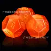 Nuevo Juego de 3 Dados de Piedra Ojo de Gato Rojo, Azul Marino, Verde Oscuro, Blanco, Rosa D12 Dados Astrológicos para Astrología