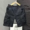 Verão 2026 Nova Marca Tendência Estilo Americano Calças Cargo de Secagem Rápida para Homens, Shorts Verde Militar, Calças Casuais para Esportes ao Ar Livre