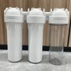 Botella con filtro de 10 pulgadas/botella con filtro para máquina de ósmosis inversa, prefiltro, botella con filtro de tres piezas, accesorios para purificadores de agua domésticos, botella con prefiltro