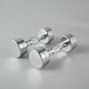 Fábrica Fonte Halteres Galvanizados 1-10kg Aço Puro Sólido Halteres para Homens e Mulheres Treino de Fitness Equipamento Comercial Doméstico