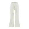 Pantalones casuales acampanados con cordón de tiro bajo estilo americano para mujer, otoño 2026, corte slim, pantalones de campana que adelgazan y alargan las piernas al por mayor