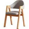 Silla de Comedor Sala de Estar Hogar Simple Moderna Cómoda para Sentarse Largo Silla con Respaldo Restaurante Silla de Computadora Silla de Escritorio Silla de Madera Maciza