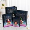 Bolsa de Regalo Navideña Bolso de Mano para la Nochebuena Bolsa de Regalo para Dulces Empaque de Manzana Bolsita de Mano Creativa con Bronceado