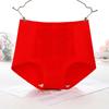 [Vendas diretas da fábrica] 95 algodão cintura alta das mulheres plus size barriga emagrecimento rendas impressas cueca