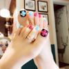 Arte de Uñas Uñas Postizas Acabadas Uñas de Uso Removibles Parche para Uñas de los Pies de la Costa Pieza de Uña Pieza de Uña del Pie Colección J II