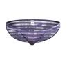 Cuecas masculinas malha transparente listrada cuecas biquíni sexy WX18BJN