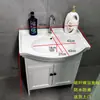 Material: Lavabo Cerámico Grande para Baño, Gabinete de Baño de Fibra de Carbono, Lavabo de 60cm, Qilede Zhu