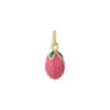 Colgante de Fruta y Baya de Dibujos Animados con Esmalte Chapado en Cobre Kit de Materiales para Joyería de Pendientes y Pulseras Hechas a Mano Encanto Pequeña